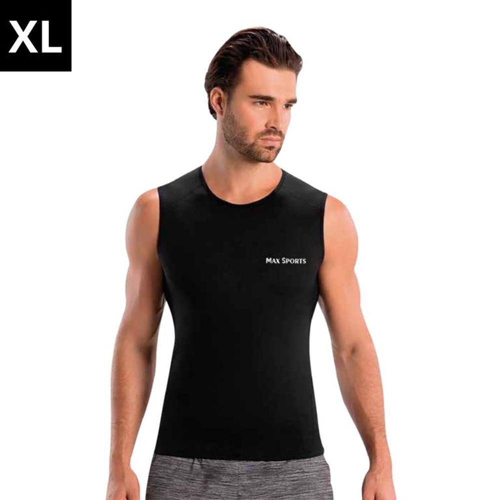 Faja Chaleco Tubular Negro XL  MAXSPORTS