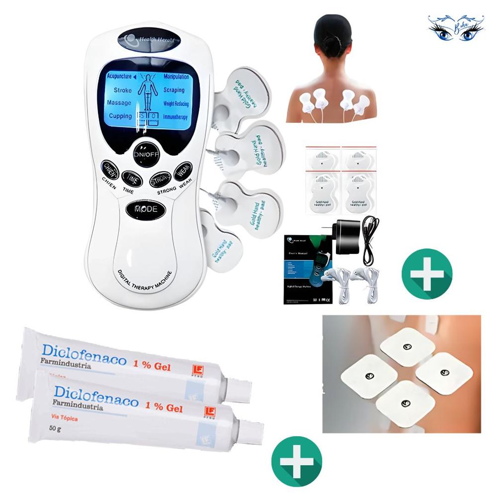 Super Pack Masajeador Teens Estimulador con 2 Gel desinflamantes con 8 Parches Adicionales