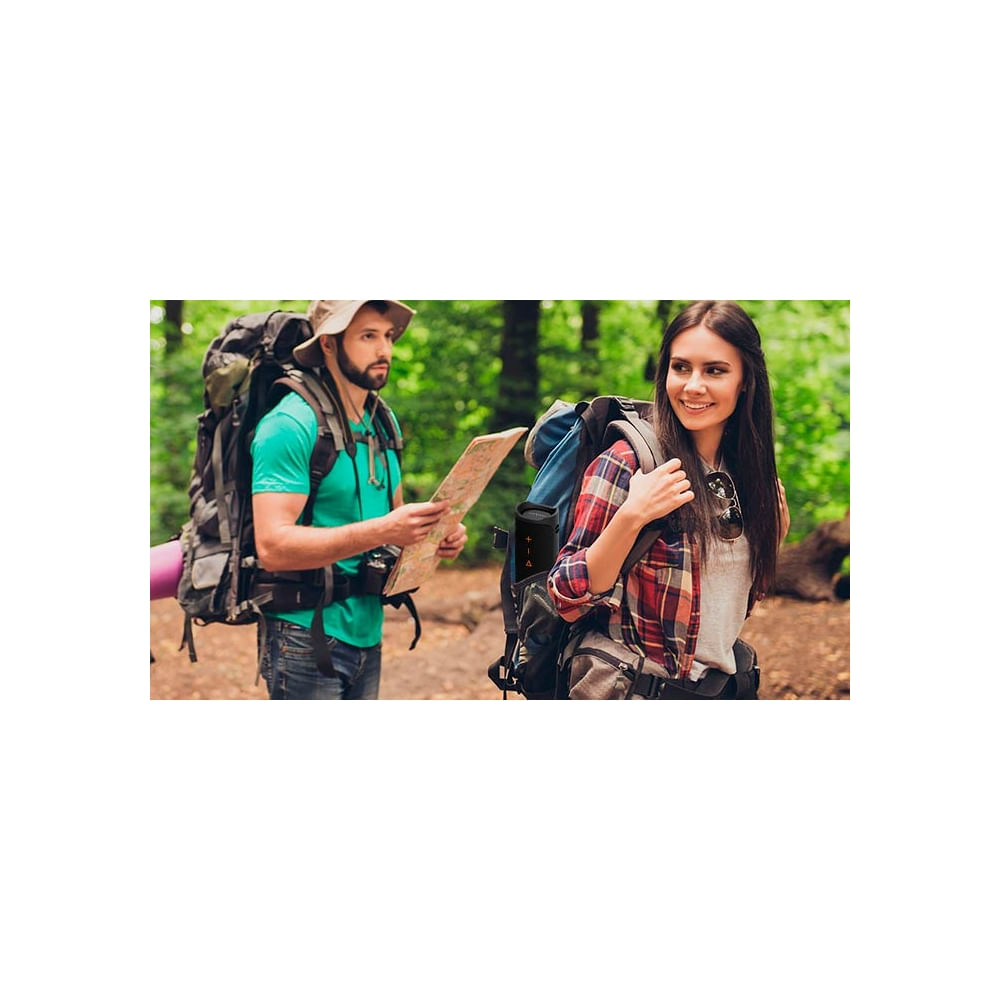 Parlante Bluetooth Creative Muvo Go 20W - Resistente al agua IPX7, hasta 18 horas deBatería, color