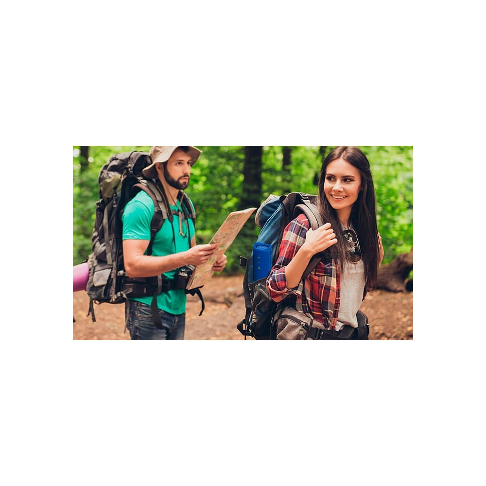 Parlante Bluetooth Creative Muvo Go 20W, 18 horas deBatería, resistencia IPX7, color azul