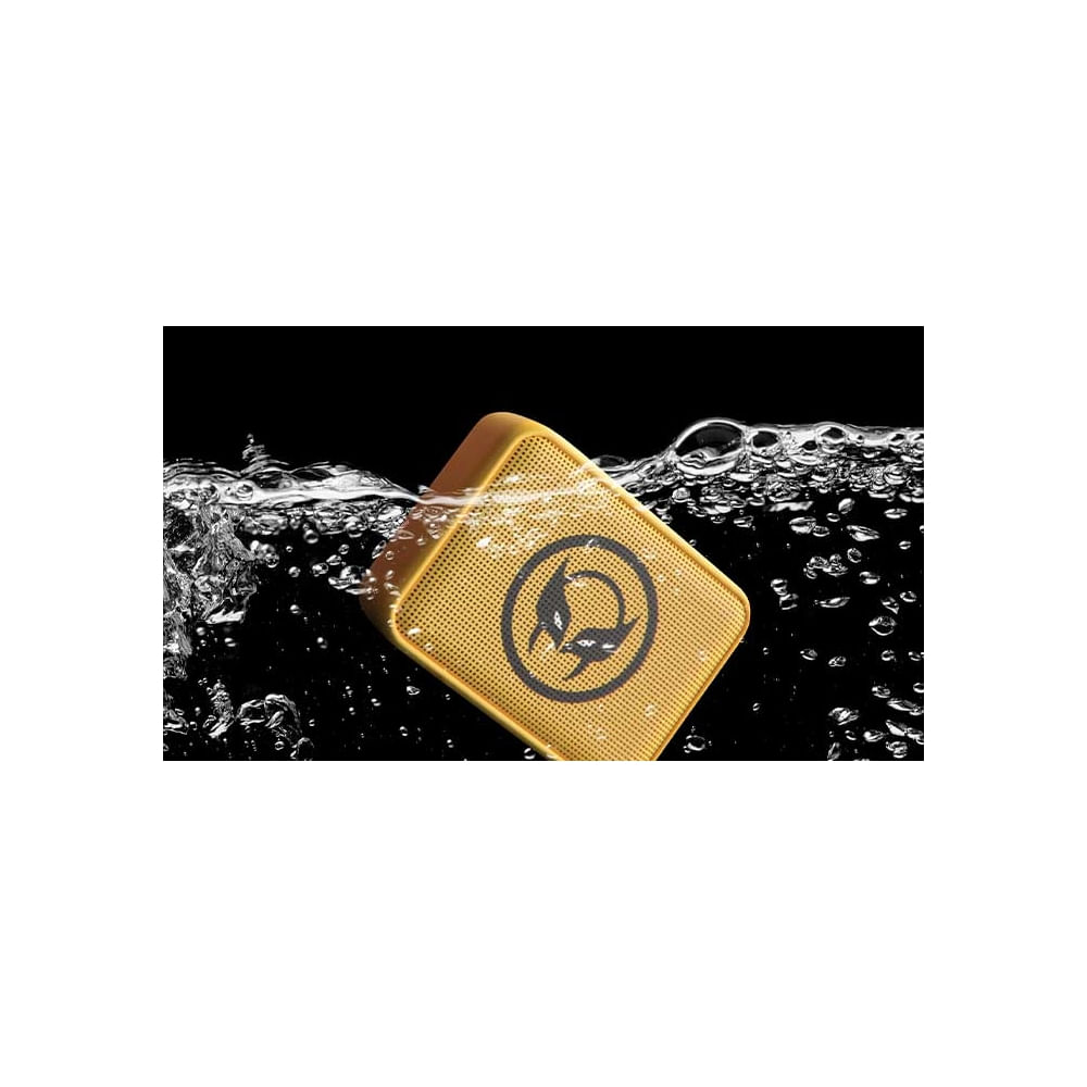 Parlante Klip Xtreme Nitro KBS-025MD-W de 6W Bluetooth, color amarillo, sonido potente y portátil