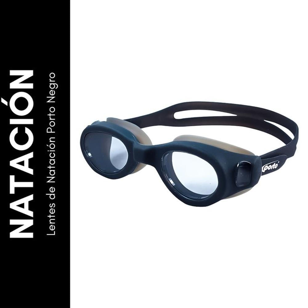 Lentes De Natación Para Adulto Thunder Porto Negro