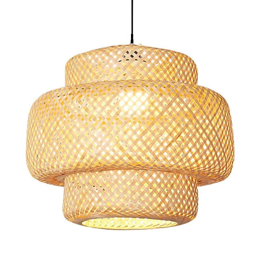 Lampara Colgante Araña Bambú