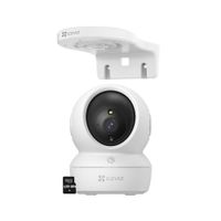 Kit Cámara H6C PRO Full HD Ezviz Audio 2 vías Botón llamada + Montaje Pared Micro SD 128GB