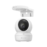 Kit Cámara H6C PRO 2K 3MP Ezviz 360 Audio Doble vía Botón llamada + Montaje Pared