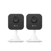 Kit 2 Cámaras Vigilancia H1C Full HD Ezviz Audio Bidireccional Alarma