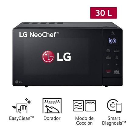 Horno Microondas LG MH7032JAS Easy Clean 30 Litros Horno Microondas LG MH7032JAS Easy Clean 30 Litros