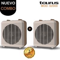 Pack Calefactor Taurus S2000 2 Velocidades 2000 W X2