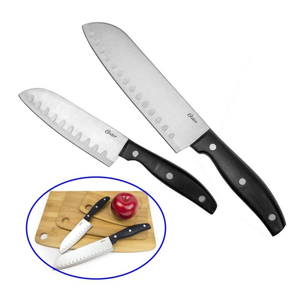 Set de 2 Cuchillos Santoku Acero Inox. 75680-02 Set de 2 Cuchillos Santoku Acero Inox. 75680-02