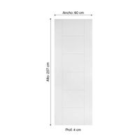 Puerta contraplacada Opera 60x207cm Dimfer