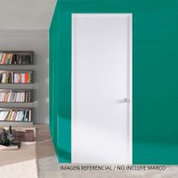 Puerta hdf lisa blanca Alina 40x75x2.07 Dimfer