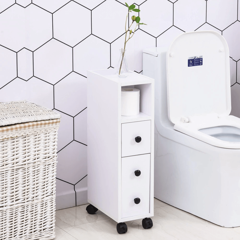 Armario de Baño Mini Blanco 3 cajones Armario de Baño Mini Blanco 3 cajones