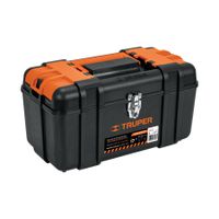 Caja para herramienta 17"" con compartimentos broches metálicos Truper 102434