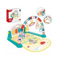 Gimnasio de bebe con Piano Musical Búho HUANGER HE0650 Verde