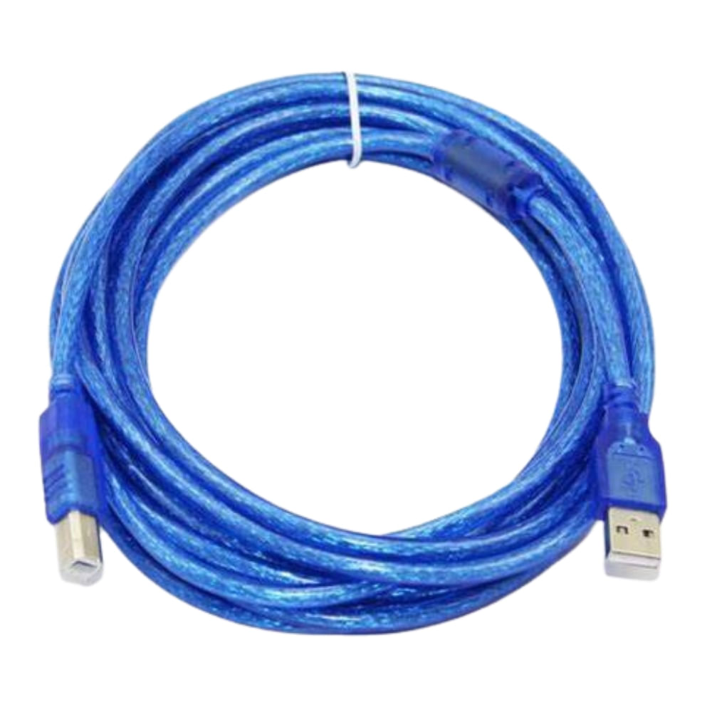 Cable Para Impresora Escaner Usb 2.0 -10 Metros - Azul