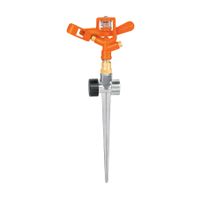 Aspersor Metálico 2 vías Estaca Metálica 11"" Truper 10330