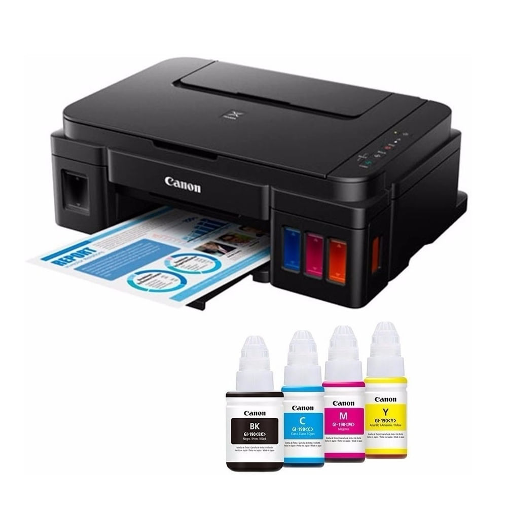 Impresora Multifuncional Canon PIXMA G3110 Color con Sistema Continuo |  Promart - Promart