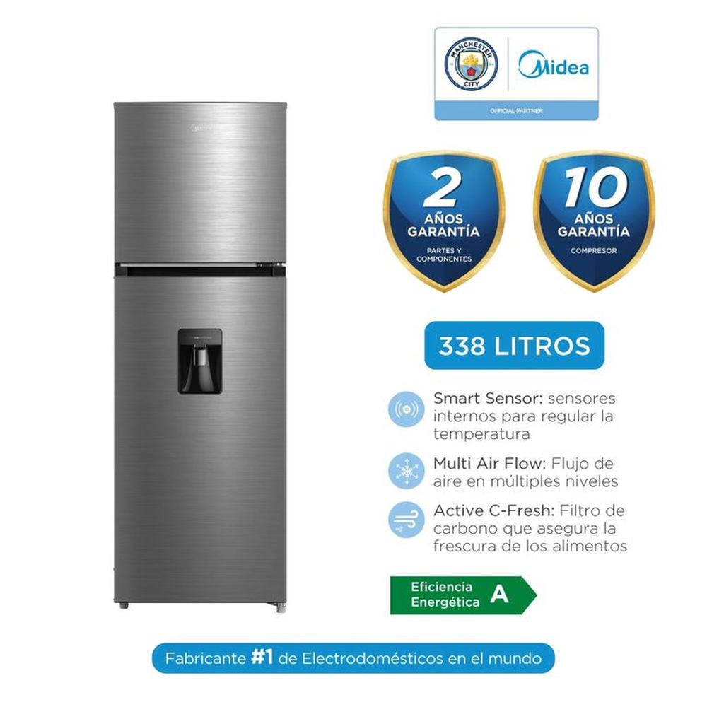 Refrigeradora Top Mount No Frost 338l Inox MDRT489MTR46PEW