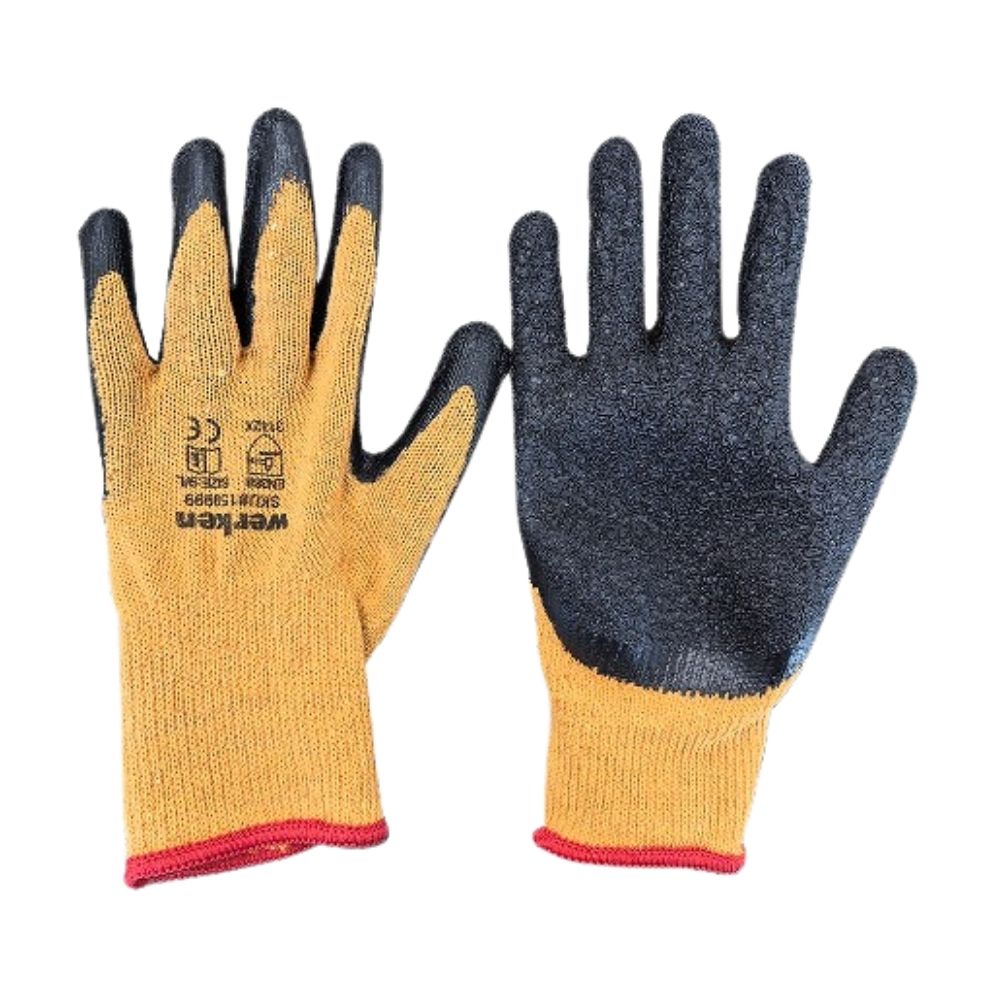 Guante de hilo Amar con palma de Latex Werken