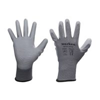 Guante de nylon con poliuretano Gris Werken