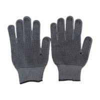 Guante de hilo Negro con puntos PVC Werken