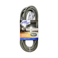 Extensión Eléctrica Vulcanizado 5 Metros x 3 Tomas GRIS