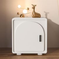 Velador Infantil Moderno Lucy color Blanco 1 puerta TU MESITA
