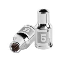 Dado 5mm Hexagonal Encastre de 1/4"" 13167 Truper
