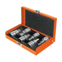 Dado 6 Piezas Hexagonal Punta MmJuego Encastre de 1/2"" 13926 Truper