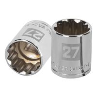 Dado 27mm Poligonal Encastre de 1/2"" 13541 Truper