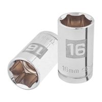 Dado 16mm Hexagonal  Encastre de 1/2"" 13266 Truper
