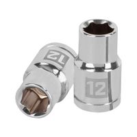 Dado 12mm Hexagonal  Encastre de 1/2"" 13262 Truper