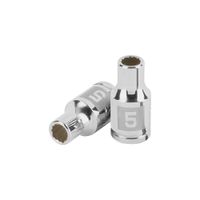 Dado 5mm Poligonal Encastre de 1/4"" 100974 Truper