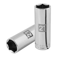 Dado 21mm Hexagonal Tubular Encastre de 1/2"" 101009 Truper
