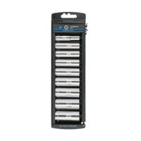 Dado 9 Piezas Hexagonal TubularJuego Encastre de 3/8"" 14173 Truper