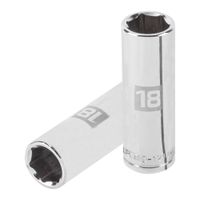 Dado 18mm Hexagonal Tubular Encastre de 1/2"" 13358 Truper