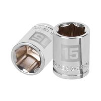 Dado 15mm Hexagonal Encastre de 3/8"" 13679 Truper