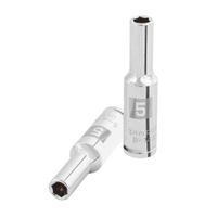 Dado 5mm Hexagonal Tubular Encastre de 1/4"" 100969 Truper