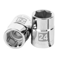 Dado 24mm Hexagonal Encastre de 3/4"" 14971 Truper