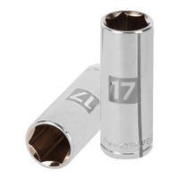 Dado 17mm Hexagonal Tubular Encastre de 3/8"" 13777 Truper