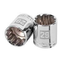 Dado 29mm Poligonal Encastre de 1/2"" 13543 Truper