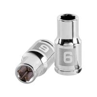 Dado 6mm Hexagonal Encastre de 1/4"" 13168 Truper