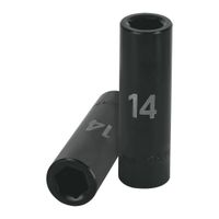 Dado 14mm Impacto Tubular Hexagonal Encastre de 1/2"" 12426 Truper