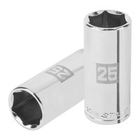 Dado 25mm Hexagonal Tubular Encastre de 1/2"" 101013 Truper