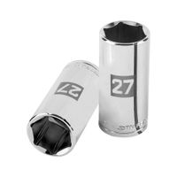 Dado 27mm Hexagonal Tubular Encastre de 1/2"" 101015 Truper