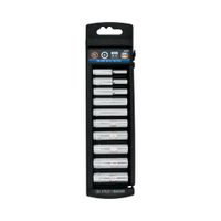 Dado 10 Piezas Milimétrico TubularJuego Encastre de 1/4"" 14168 Truper
