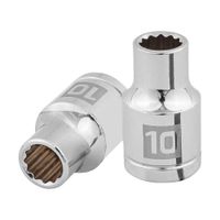 Dado 10mm Poligonal Encastre de 1/2"" 13524 Truper