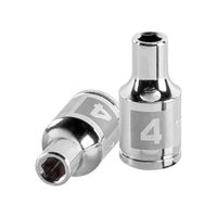 Dado 4mm Hexagonal Encastre de 1/4"" 13166 Truper