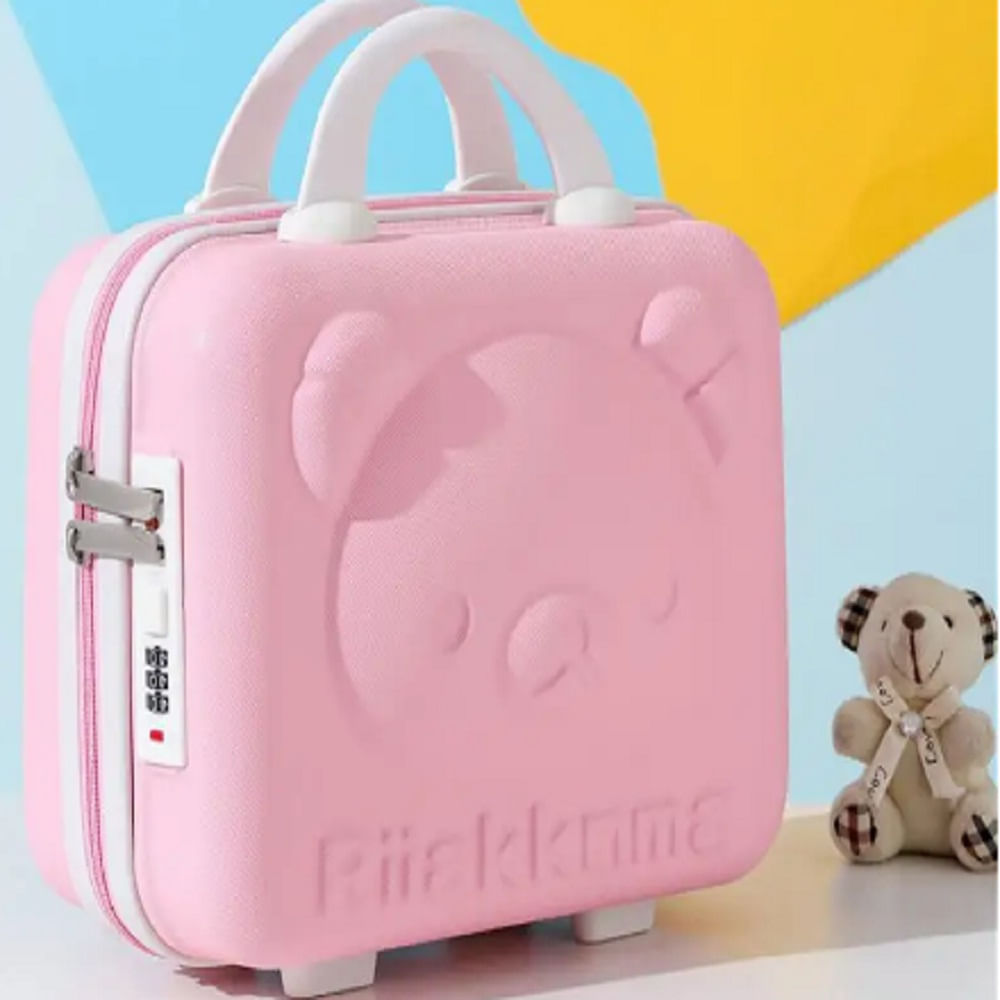 Maletin Portatil de Oso 14 Pulgadas Rosado