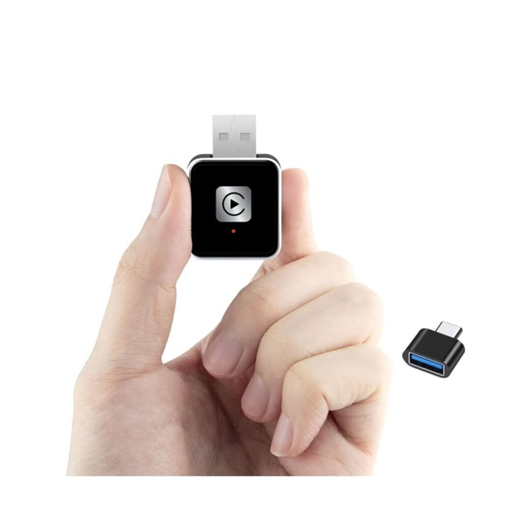 Mini-Adaptador Apple CarPlay y Android Auto Inalámbrico Original CarAiUsb Mini-Adaptador Apple CarPlay y Android Auto Inalámbrico Original CarAiUsb